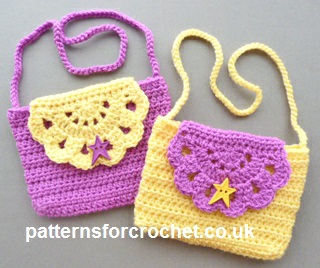 Free crochet pattern child&#39;s purse usa